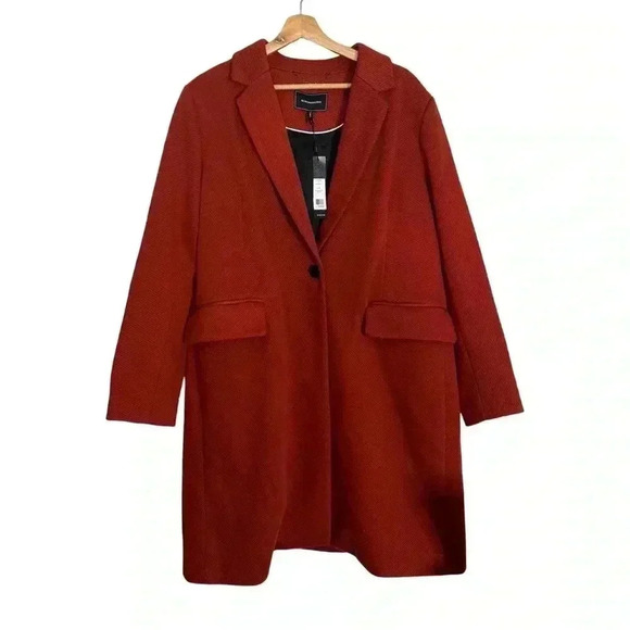 BCBGMaxAzria Oversized Full Length Knit Duster Coat Size XL NWT - Picture 2 of 13